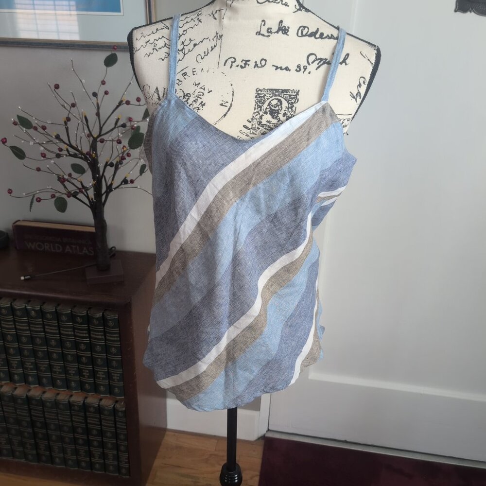 Sartoria Saracena Linen Camisole Top NWOT Sz M